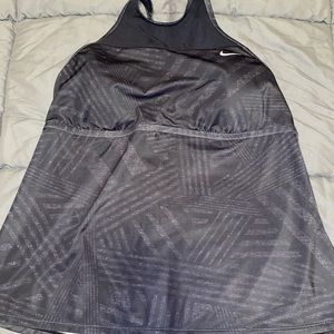 Nike High-Neck Swimsuit Top
